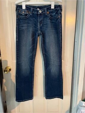 True Religion Women's Dark Blue Boot Cut Jeans